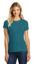 District Women's Perfect Blend CVC 4.3-ounce Short Sleeve Performance T-shirt
